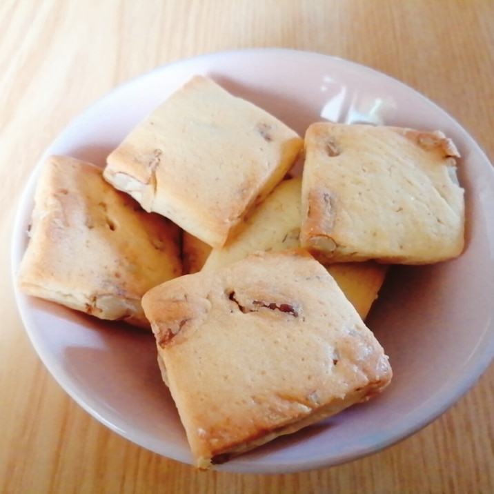 バターなし☆ザクザク♪くるみクッキー